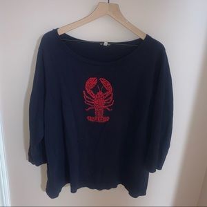 talbots lobster sweater